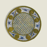Sandra Woven Placemats - Navy/Olive