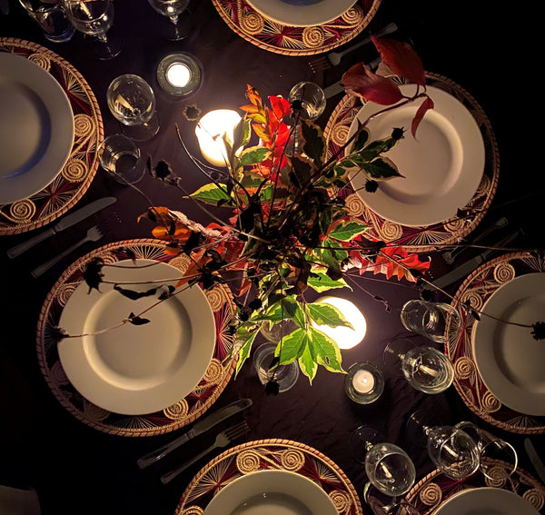 The Colombia Collective - [Sandra Woven Placemats | Mulberry]
