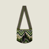 brora hand woven artisan printed cross body bag