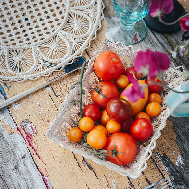 Hand Woven Iraca Palm Artisan Tray