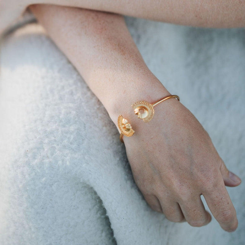 Handmade Precolombino Gold Artisan Bracelet