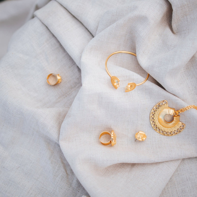 Handmade Precolombino Gold Artisan Jewellery