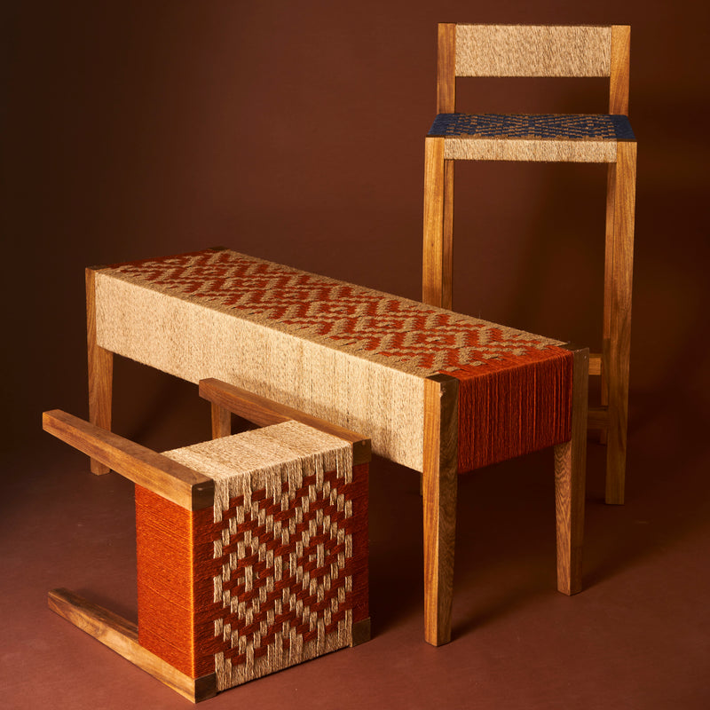 Matteo Woven Bar Stool