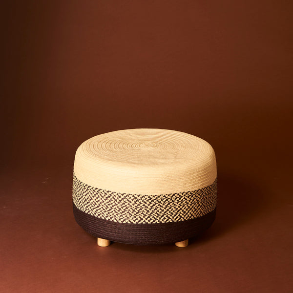 Cana Flecha Woven Pouf - The Colombia Collective