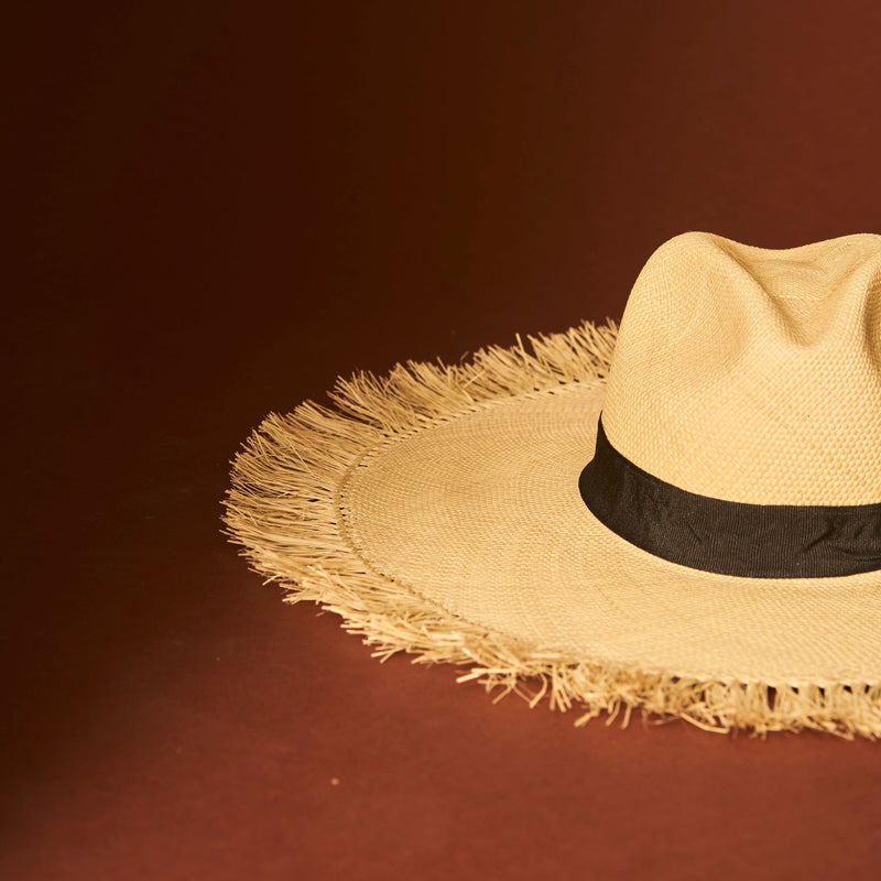 Nariño Woven Wide Brim Hat - The Colombia Collective