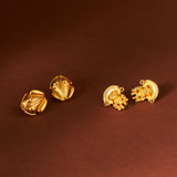 Precolombino Tairona Rana Stud Earrings