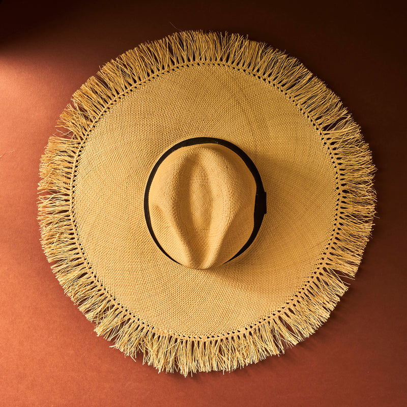 Nariño Woven Wide Brim Hat - The Colombia Collective