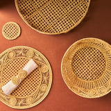 Sandra Woven Napkin Rings (Set of 4) - The Colombia Collective