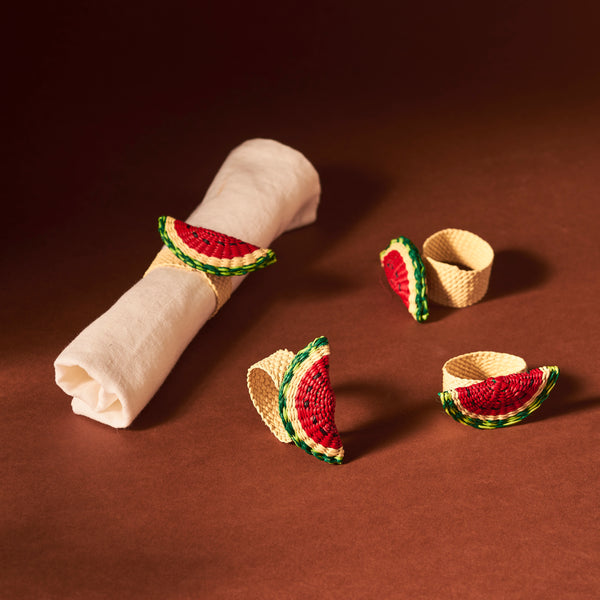 Palmito Fruity Napkin Rings (Set of 4) - The Colombia Collective