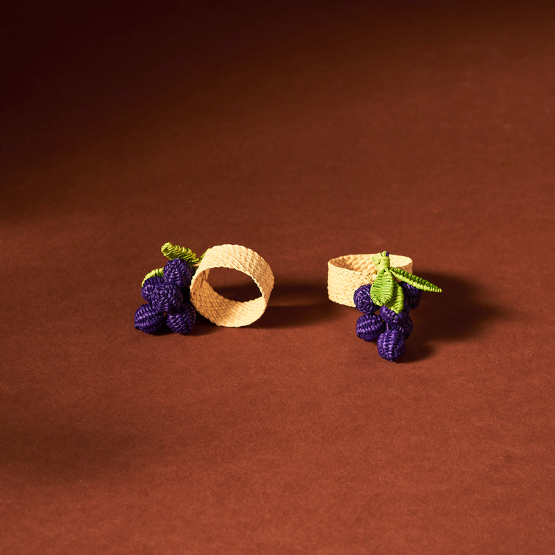 Palmito Fruity Napkin Rings (Set of 4) - The Colombia Collective
