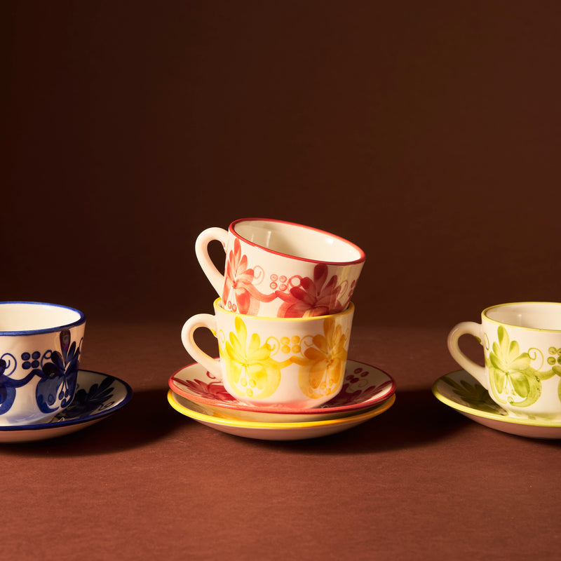Liliana Ceramic Cup and Saucer - The Colombia Collective