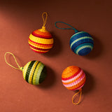 Palmito Woven Baubles (Set of 4) - The Colombia Collective