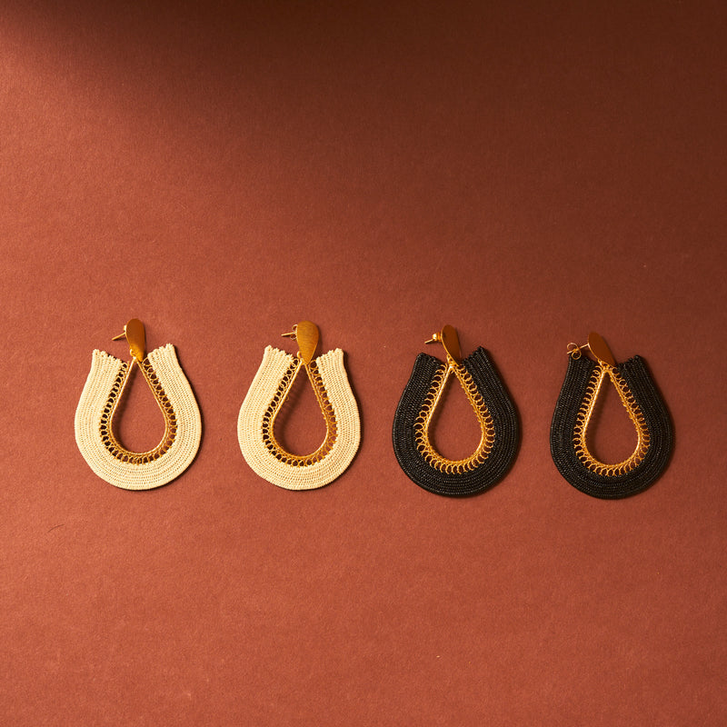 Carlota Woven Earrings - The Colombia Collective