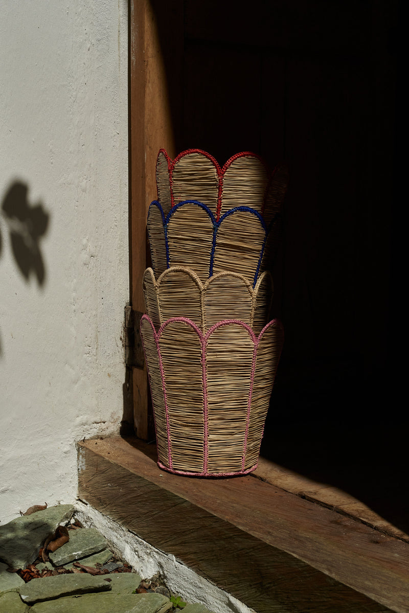 Conchita Woven Bin - The Colombia Collective