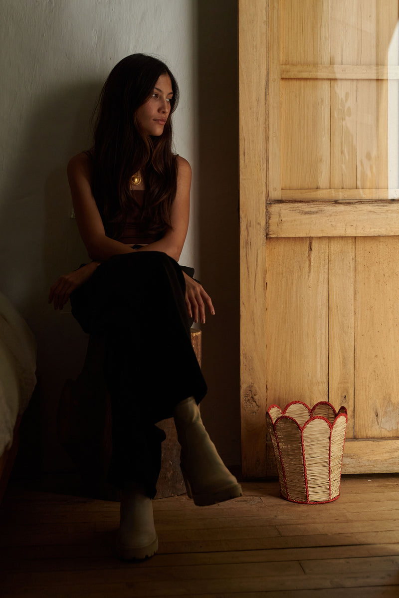 Conchita Woven Bin - The Colombia Collective
