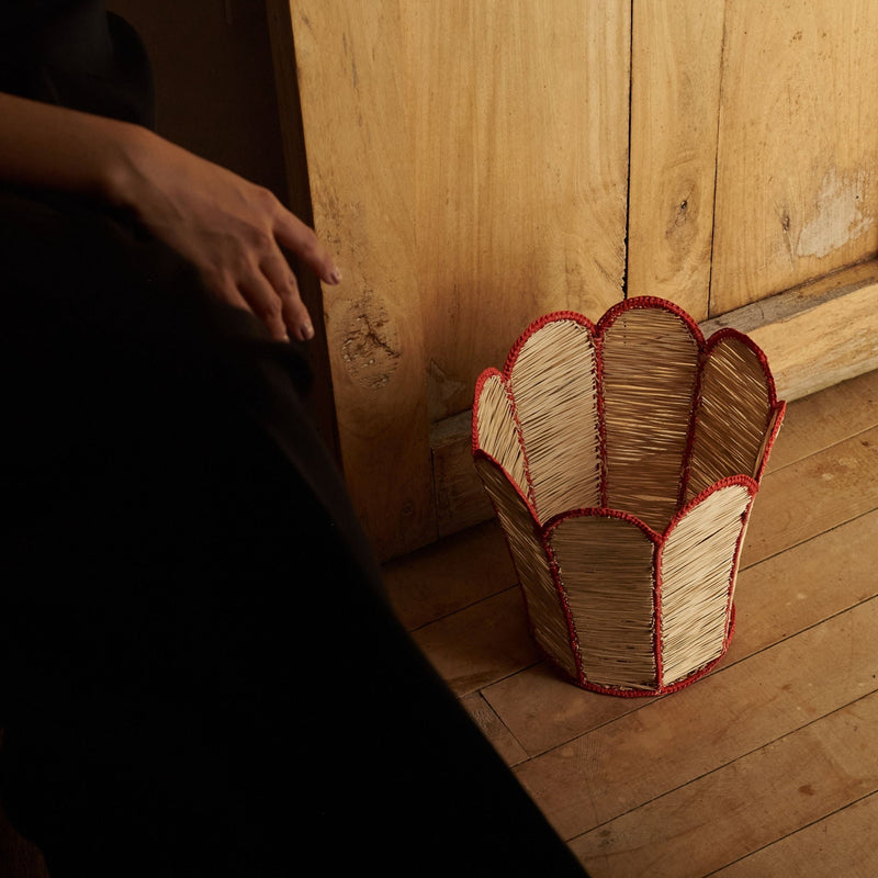 Conchita Woven Bin - The Colombia Collective