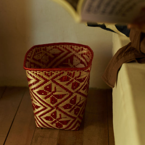 Rosalita Natural Waste Paper Basket - The Colombia Collective