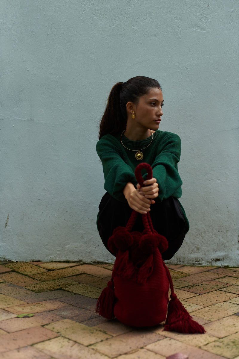 Wayuu Luxury Pom Pom Bag - The Colombia Collective