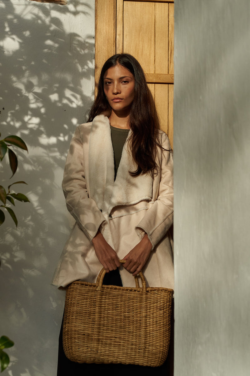 Boyacá Woven Basket Bag - The Colombia Collective