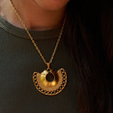 Precolombino Tairona Pendant + Chain - The Colombia Collective