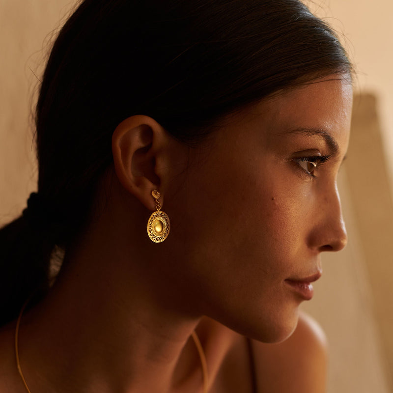 Precolombino Muisca Earrings - The Colombia Collective