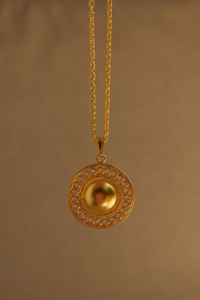 Precolombino Muisca Pendant + Chain - The Colombia Collective