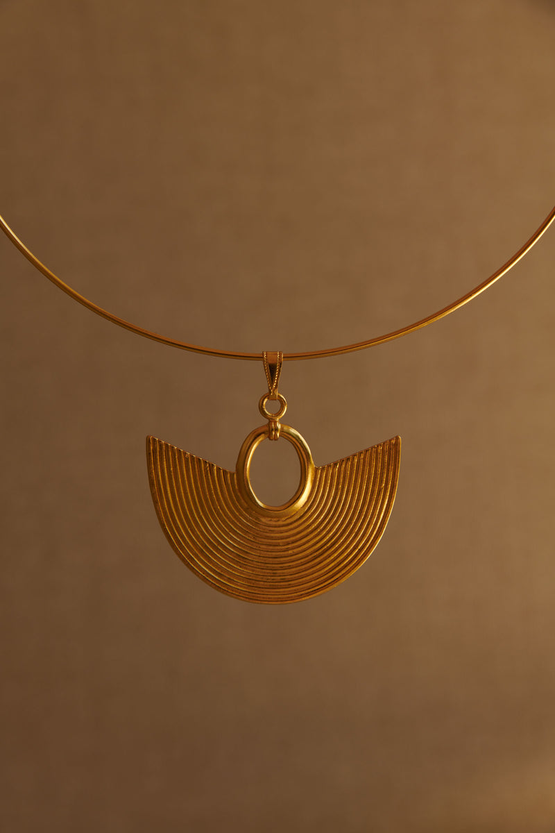 Precolombino Sinú Pendant + Choker - The Colombia Collective