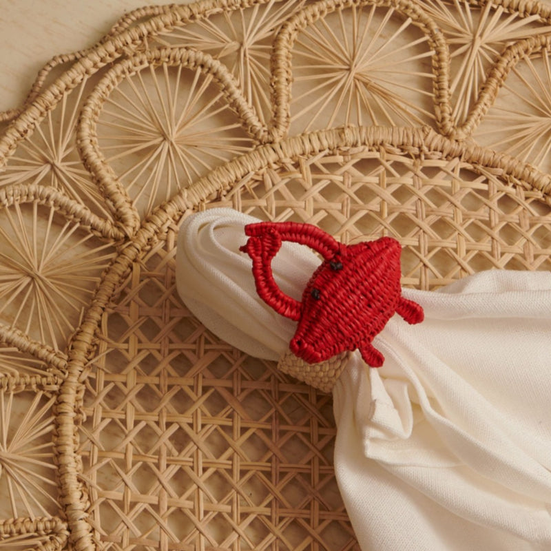 Palmito Shellfish Napkin Rings (Set of 4) - The Colombia Collective