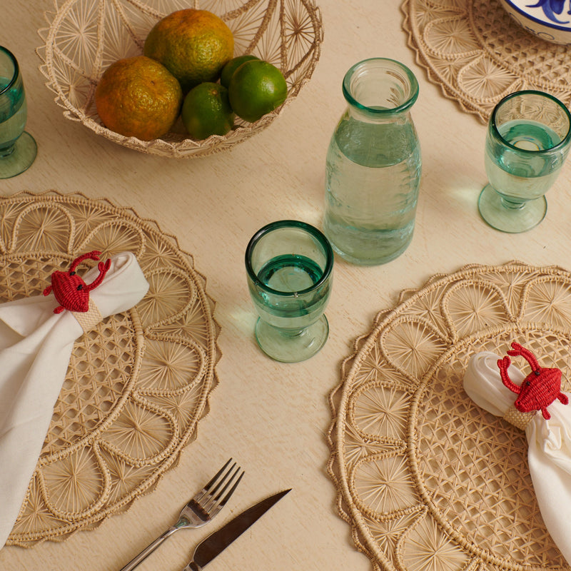 Palmito Shellfish Napkin Rings (Set of 4) - The Colombia Collective