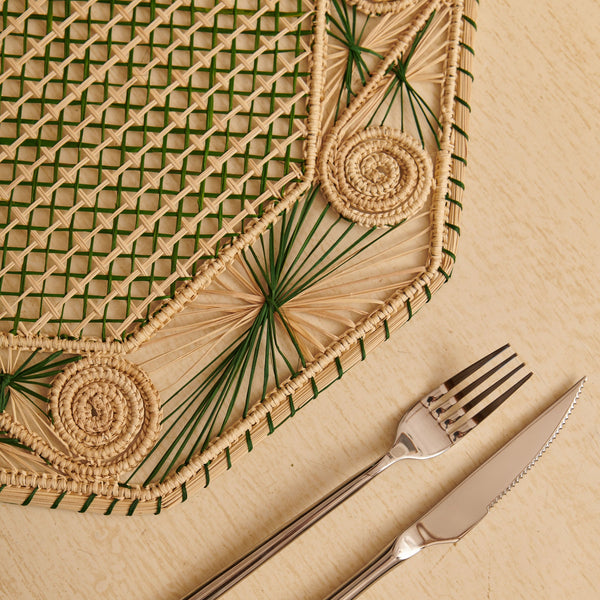 Claudia Woven Placemats (Set of 2) - The Colombia Collective
