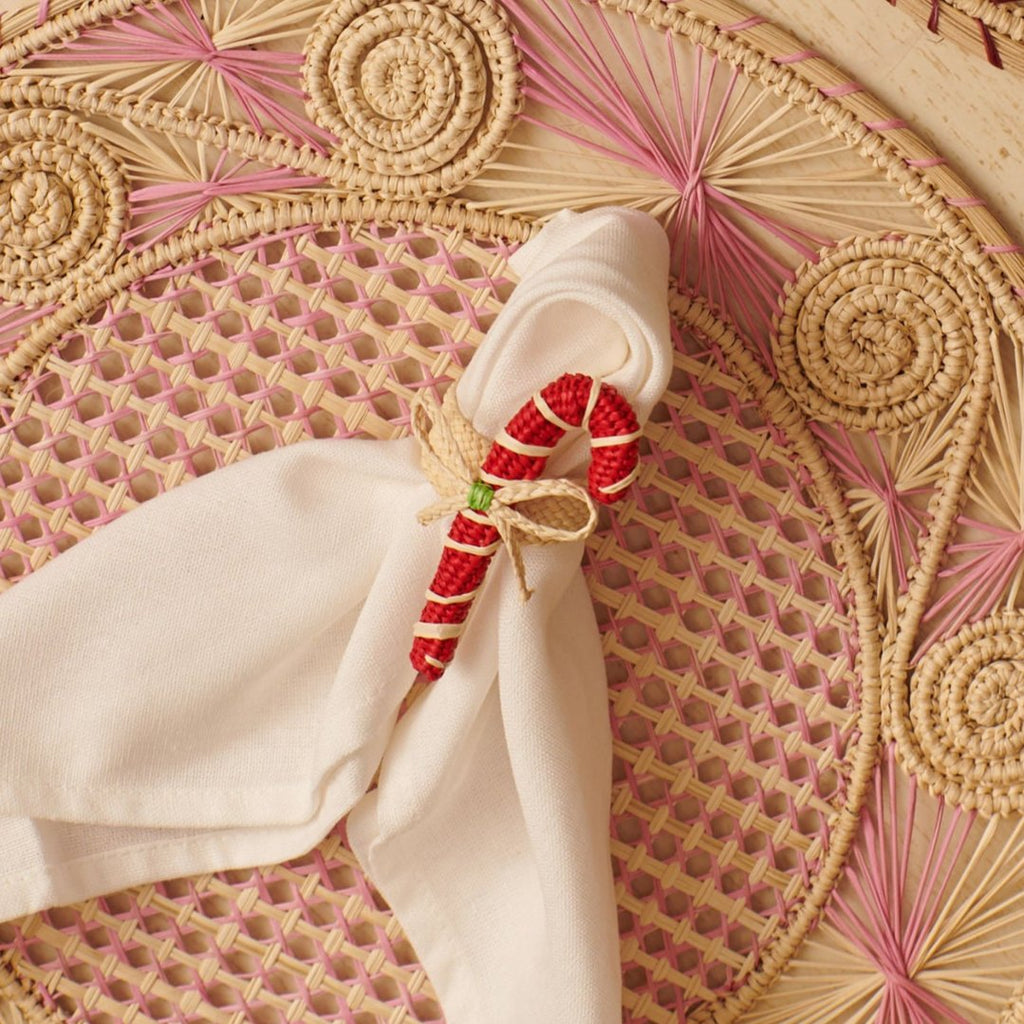 Candy cane napkin rings hotsell