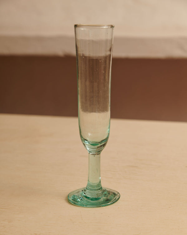 Sofia Handblown Champagne Flutes (set of 2) - The Colombia Collective