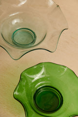 Sofia Handblown Glass Scalloped Bowl - The Colombia Collective