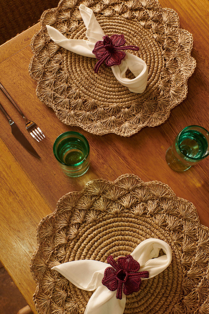 Clara Woven Placemats (set of 2) - The Colombia Collective