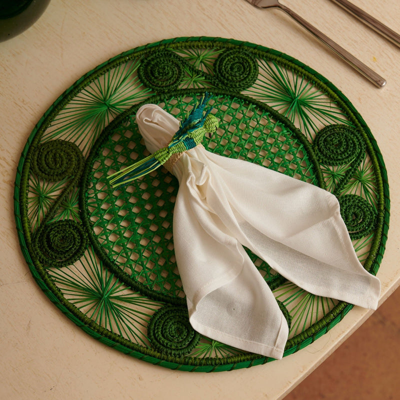 Green Table Setting