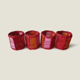 Raya Woven Napkin Rings (Set of 4)