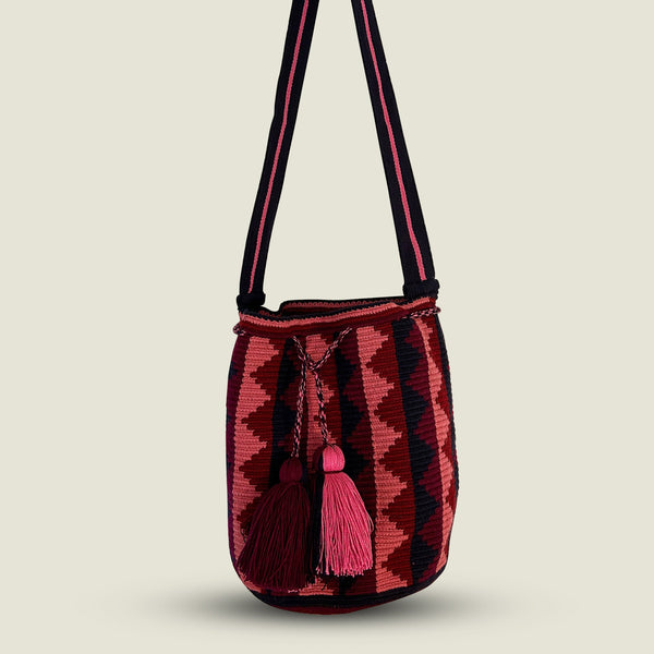 Wayuu Chequered Shoulder Bag