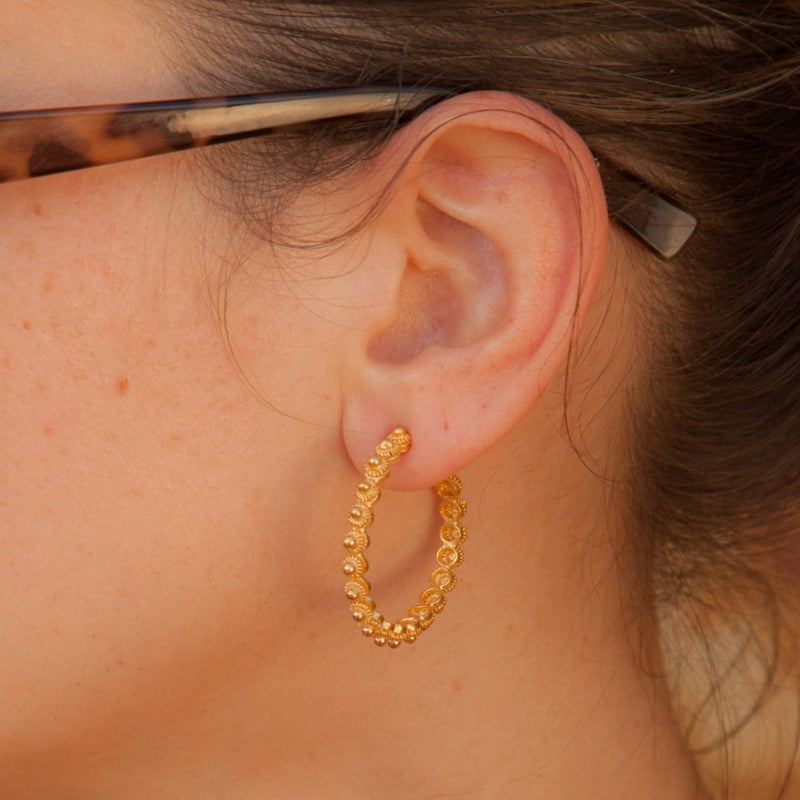 Classic Mompox Large Hoop Earrings - The Colombia Collective