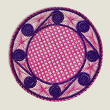 Pink & Purple Hand Woven Artisan Placemat