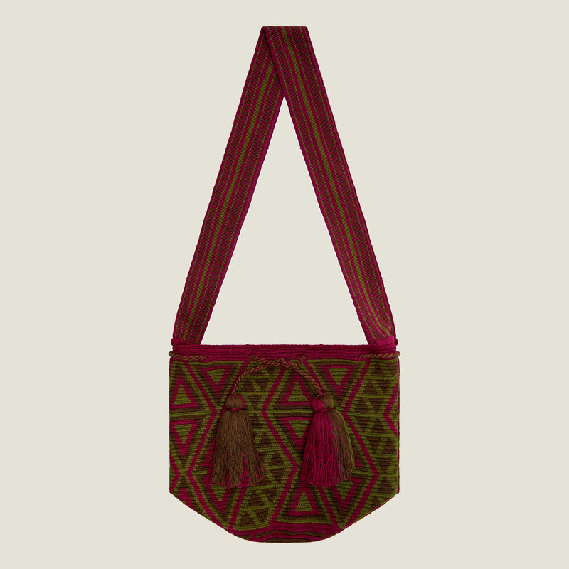 The Colombia Collective x Brora Hand Woven Tassel Tote Bag