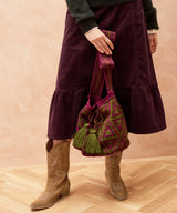 The Colombia Collective x Brora Hand Woven Tassel Tote Bag