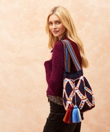 The Colombia Collective x Brora Hand Woven Tassel Tote Bag