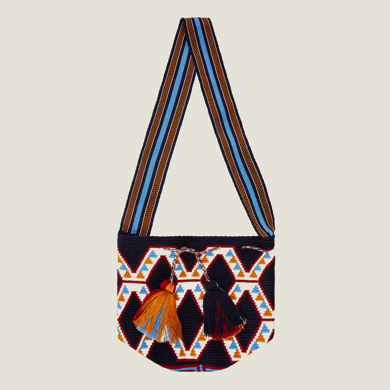 The Colombia Collective x Brora Hand Woven Tassel Tote Bag