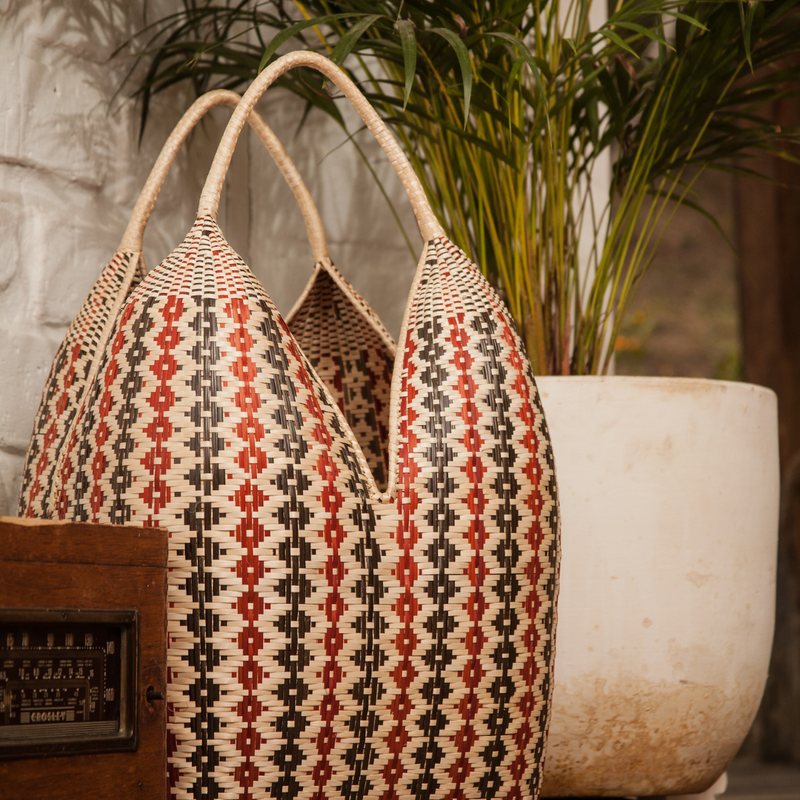 Guapi Cuatro Tetas Basket | Chequered - The Colombia Collective