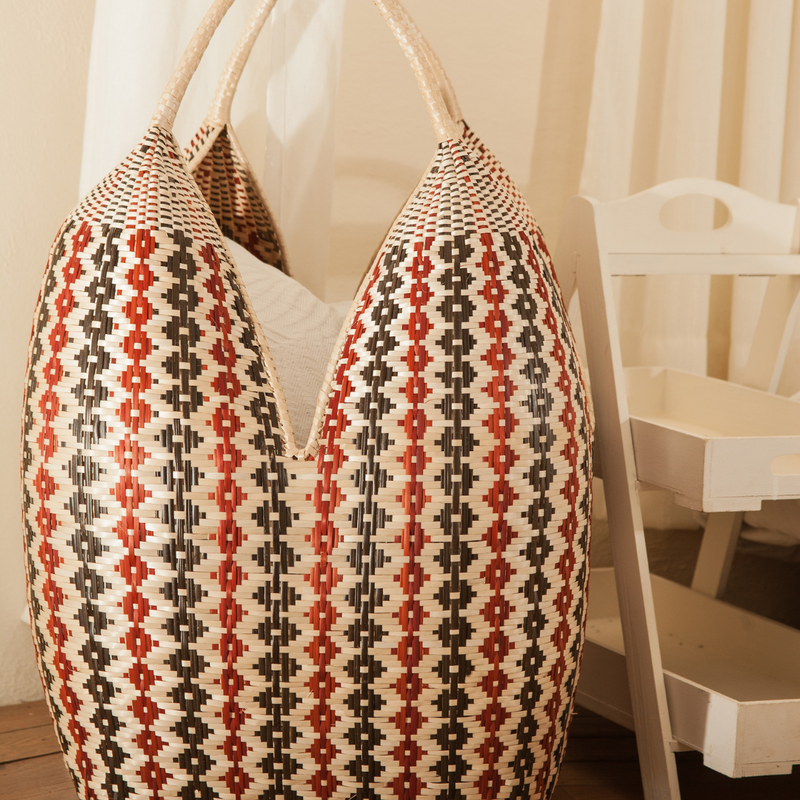 Guapi Cuatro Tetas Basket | Chequered - The Colombia Collective