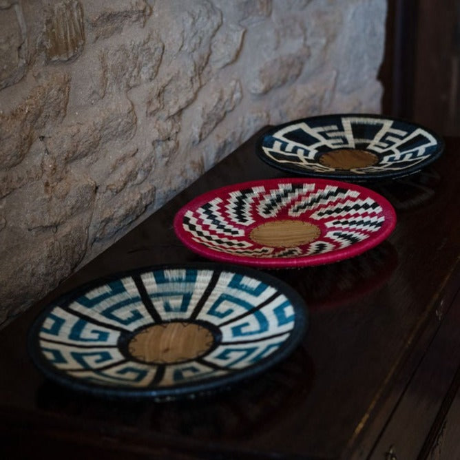 Werregue Woven Plate | Serpiente - The Colombia Collective