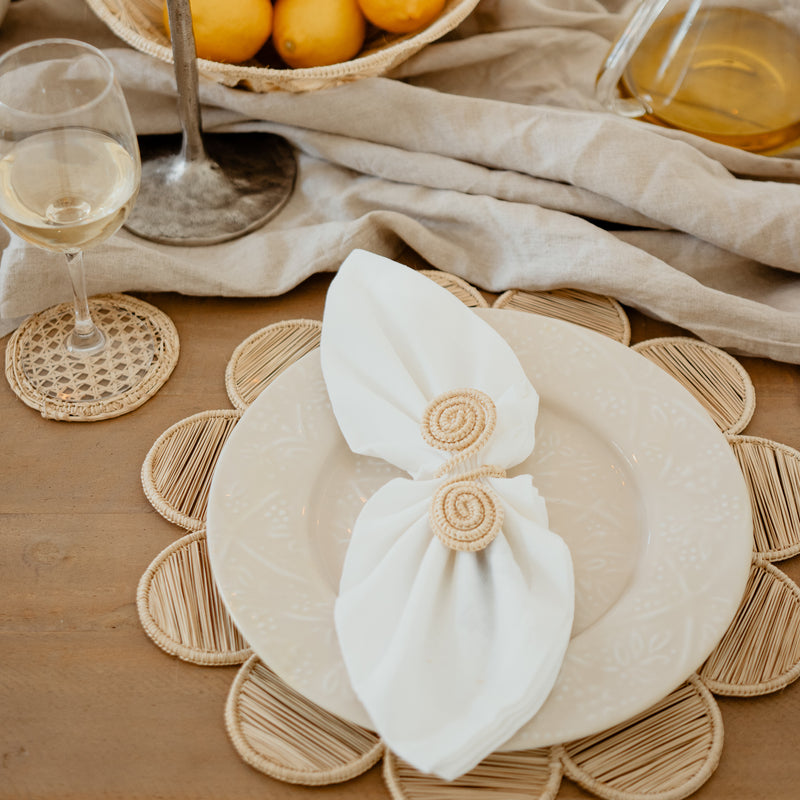 Sandra Woven Coasters (Set of 4) - The Colombia Collective