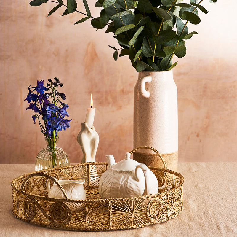 Sandra Woven Tray - The Colombia Collective