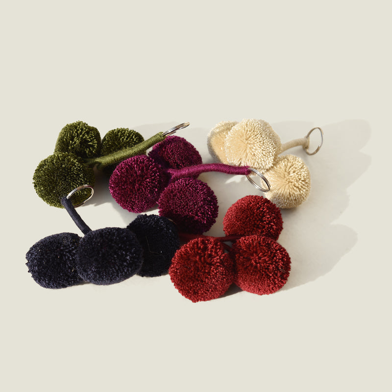 Wayuu Pom Pom Keyring - The Colombia Collective
