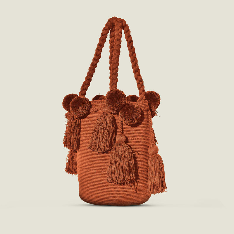 Wayuu Luxury Pom Pom Bag - The Colombia Collective